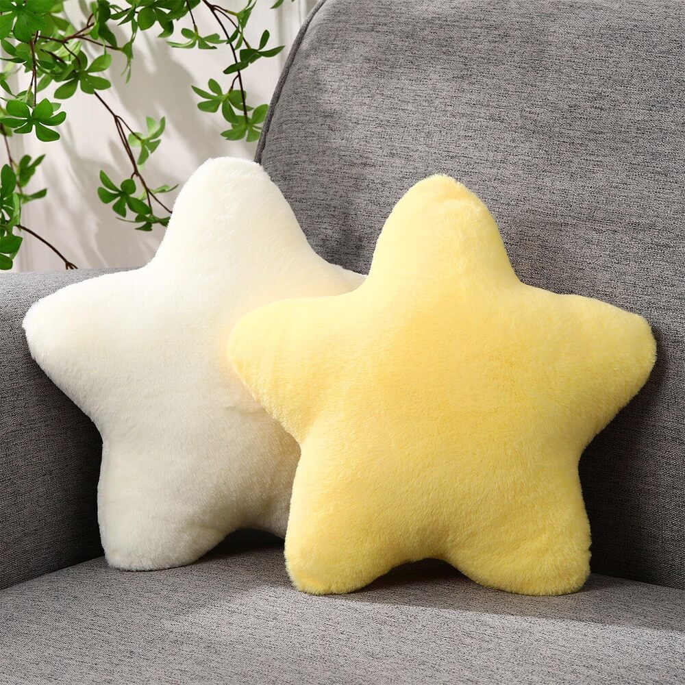 6527 2 Pcs 11 Inch Star Pillow Decorative Star Shaped Throw Pillow Gift